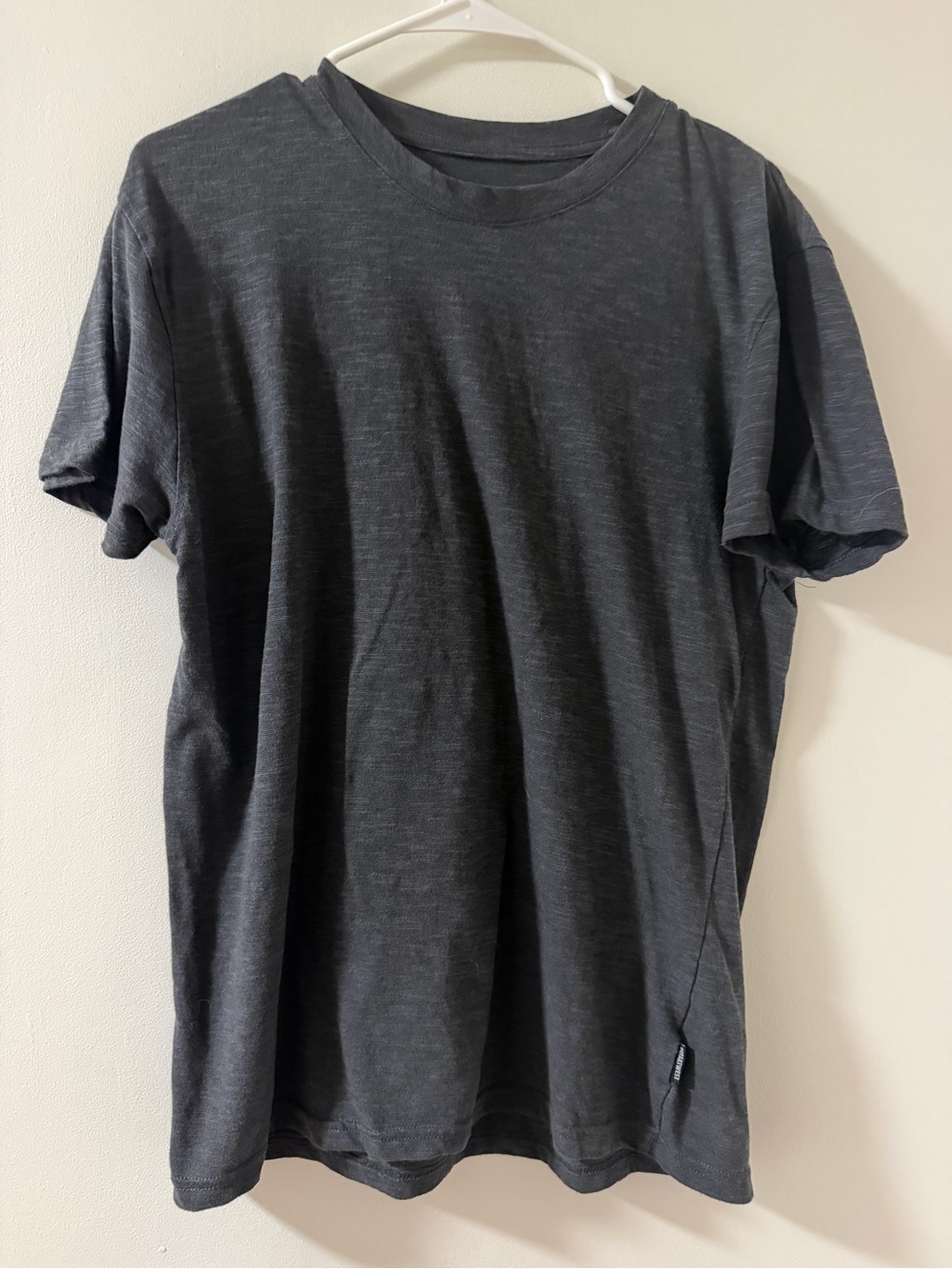 Men's Short Sleeve Crew Tee - Charcoal Gray